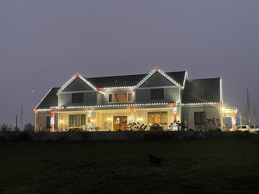 versailles ky christmas light install