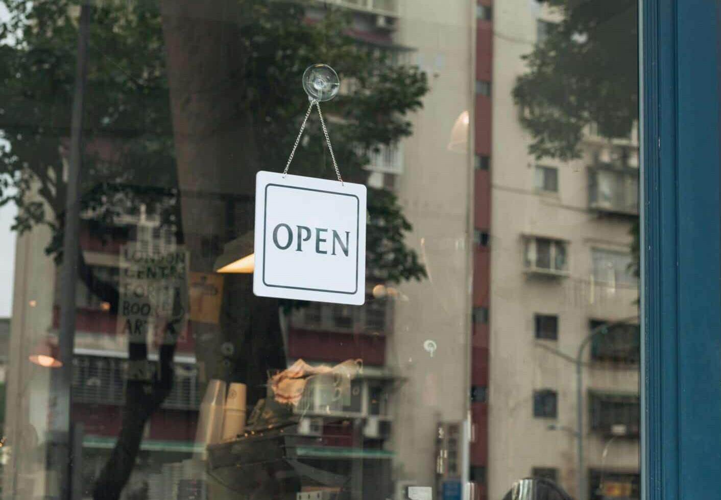 local business open sign